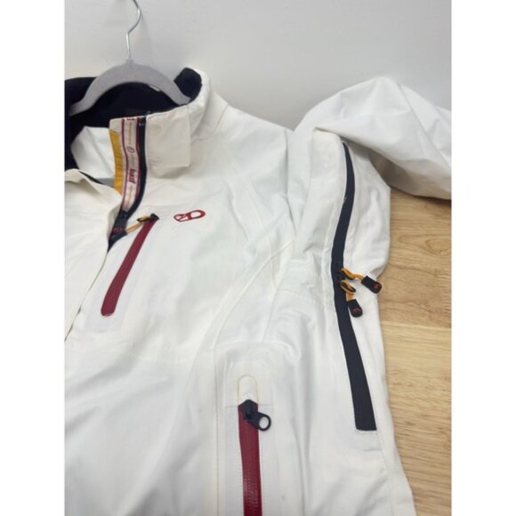 Marker White Hooded Winter Gore-Tex Snowboarding Ski Jacket Womens 14 #45 - Picture 8 of 16